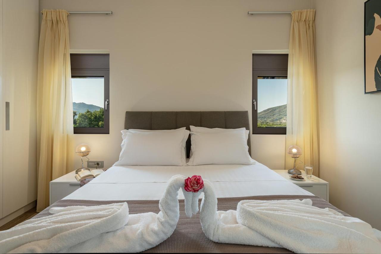 Villa Enny, 3 Bd With Private Heated Pool Agia  Zewnętrze zdjęcie
