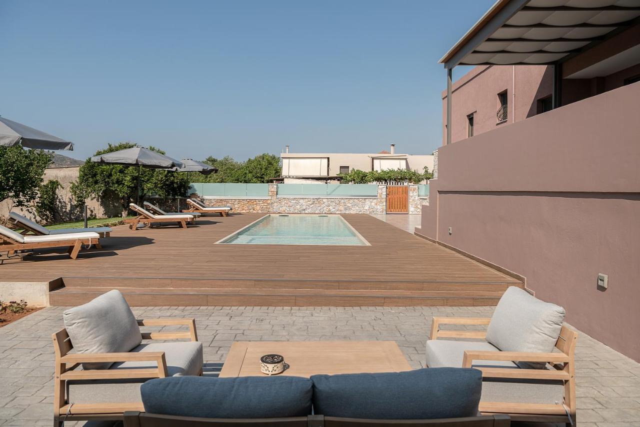 Villa Enny, 3 Bd With Private Heated Pool Agia  Zewnętrze zdjęcie