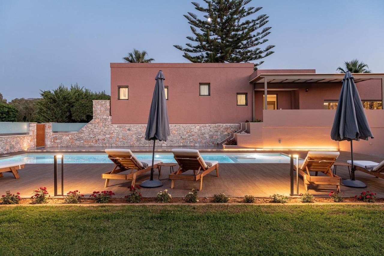 Villa Enny, 3 Bd With Private Heated Pool Agia  Zewnętrze zdjęcie