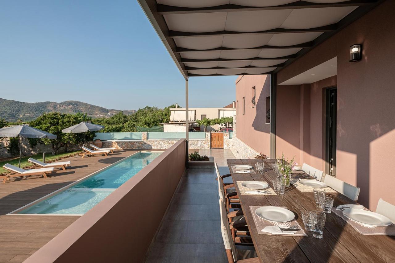 Villa Enny, 3 Bd With Private Heated Pool Agia  Zewnętrze zdjęcie