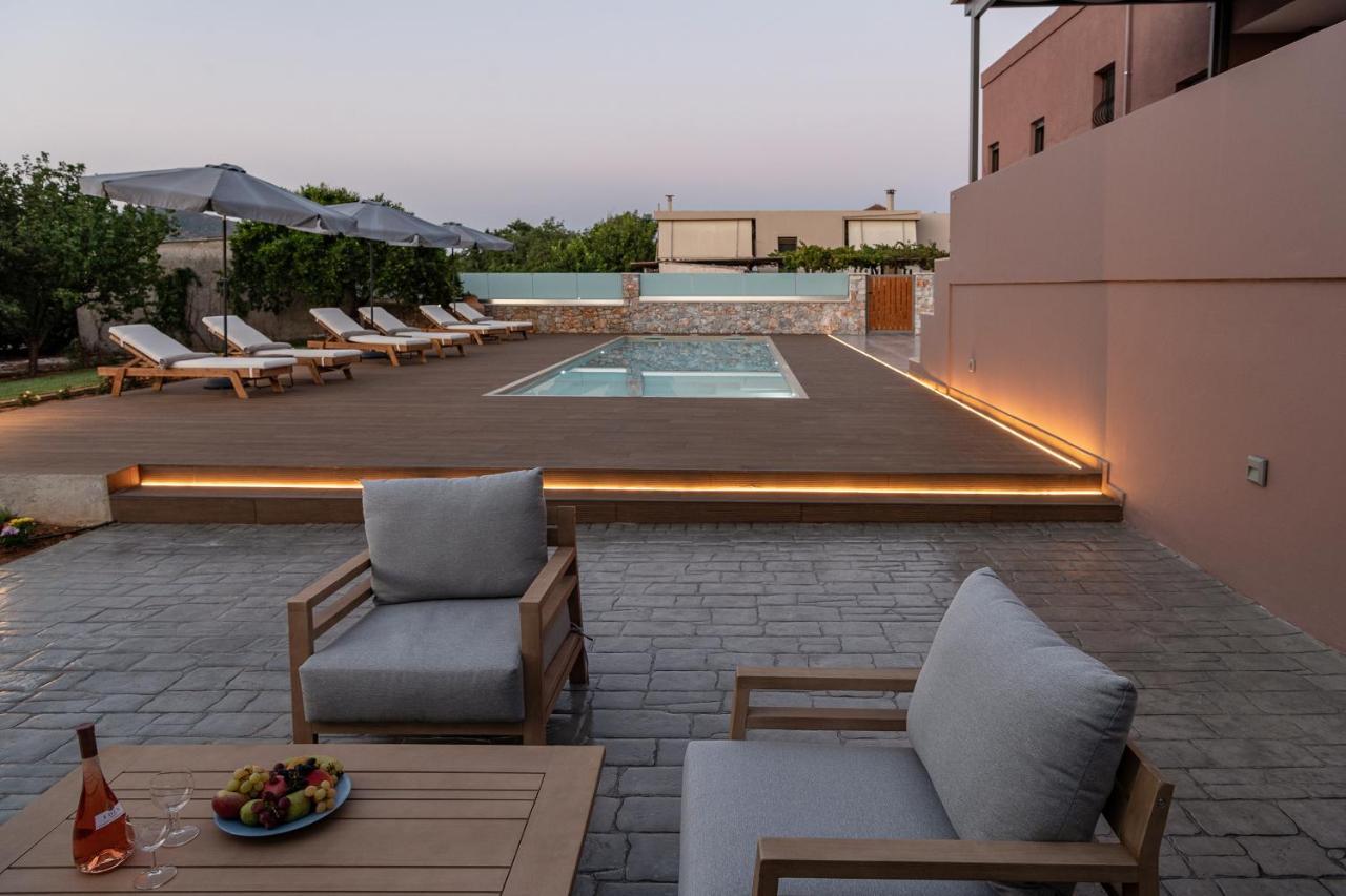 Villa Enny, 3 Bd With Private Heated Pool Agia  Zewnętrze zdjęcie