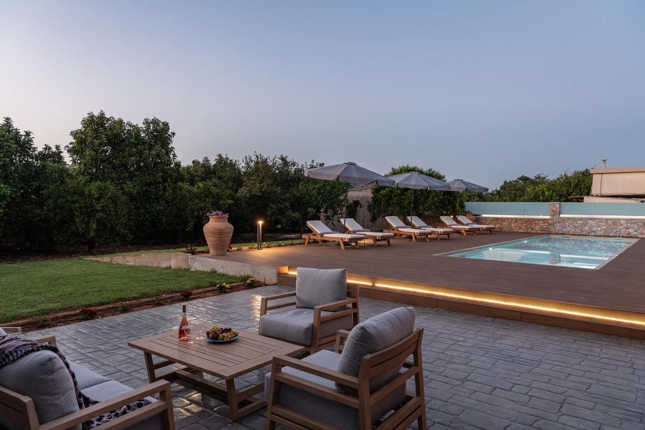 Villa Enny, 3 Bd With Private Heated Pool Agia  Zewnętrze zdjęcie